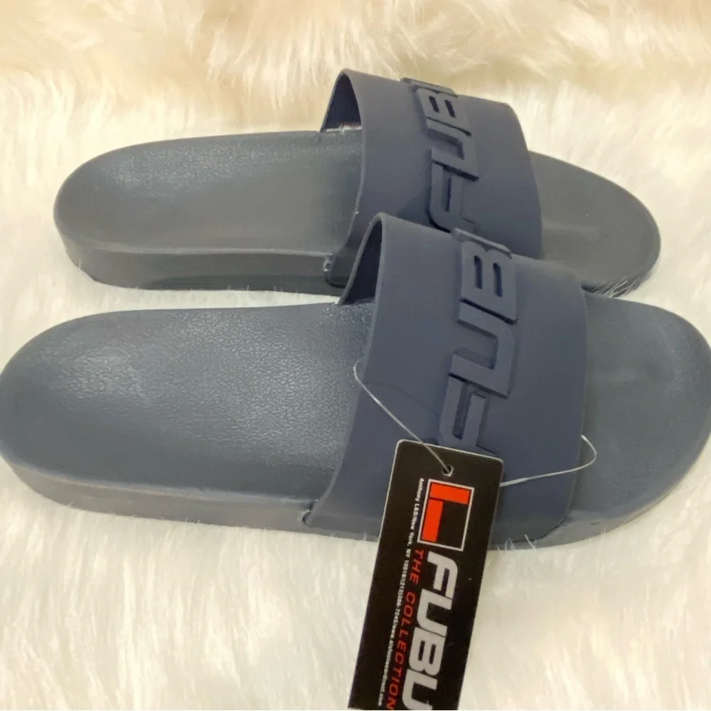 Fubu‎ Shoes Slides Mens Size 9 Sandal’s Slip On Navy New